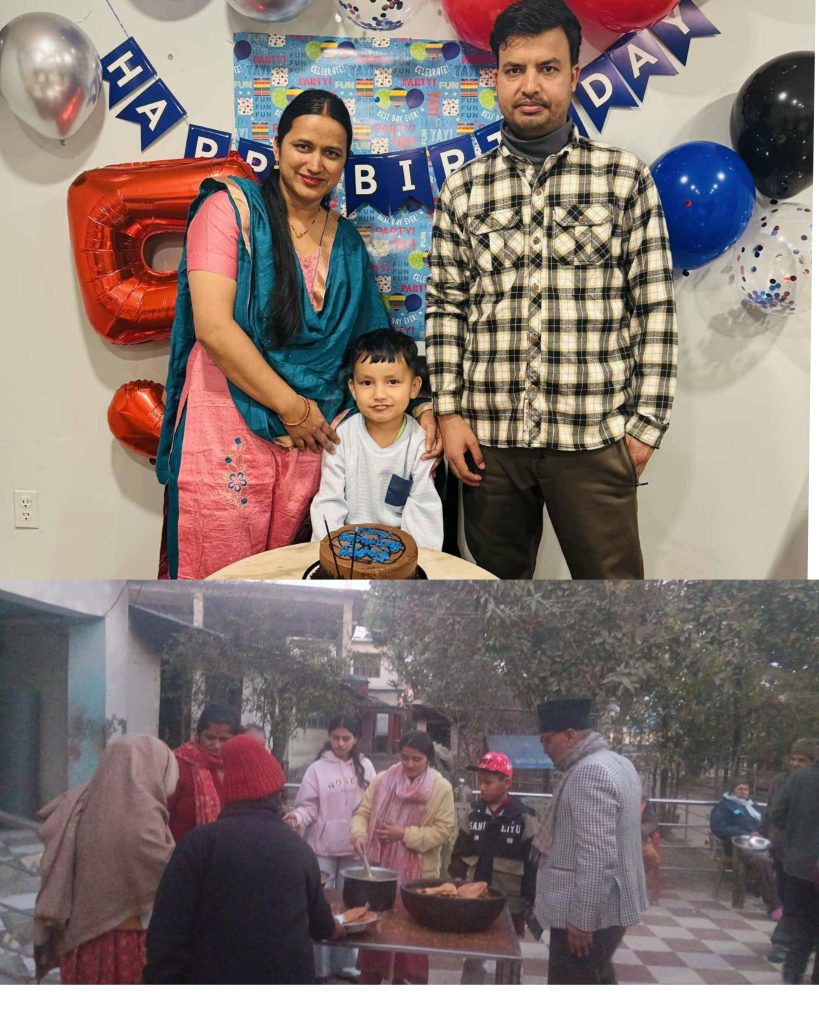 छोराको जन्मदिनमा अमेरिकावासी ऎर दम्पतिद्वारा महेन्द्रनगरको महिला तथा जेष्ठ नागरिक सेवा केन्द्रमा खाद्यान्न र फलफूल वितरण