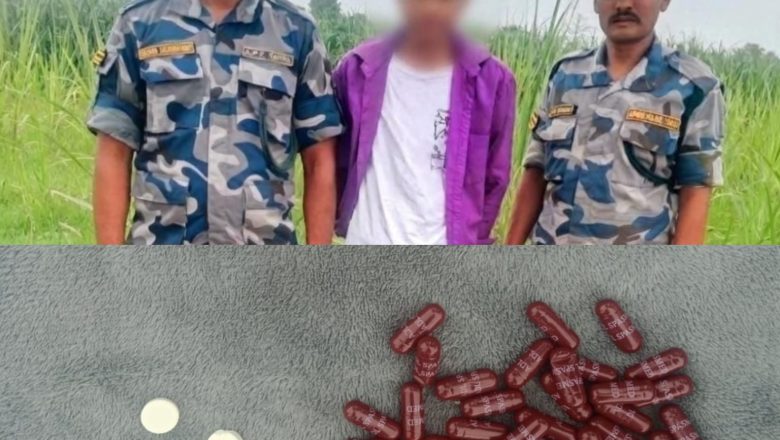 कंचनपुरको बेलौरीमा लागू औषध सहित एक जना पक्राउ